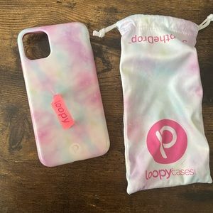 Tie dye iPhone 11 loopy phone case